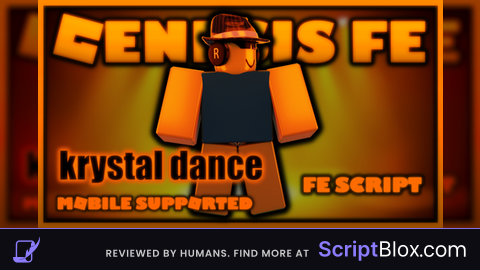 FE Krystal Dance Hat Script UNIVERSAL DA HOOD SUPPORT