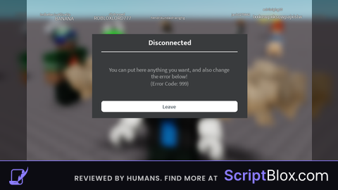 Fake Kick Message