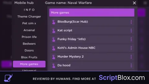 Mobile hub script