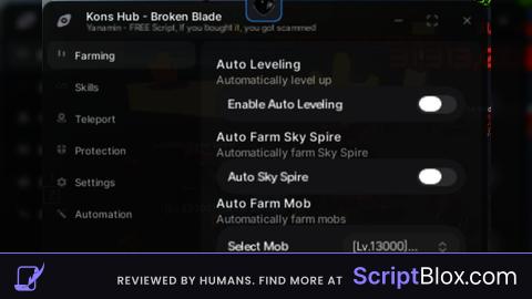 Auto Sky Spire UPDATE NO KEY