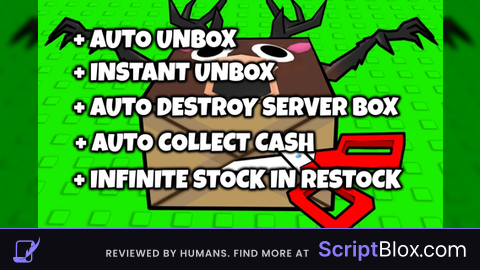 INSTA DESTROY BOX INF RESTOCK + AUTO COLLECT CASH