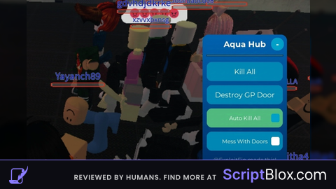 OP | Kill All, Free Gamepass, Auto Kill All, Mess With Doors