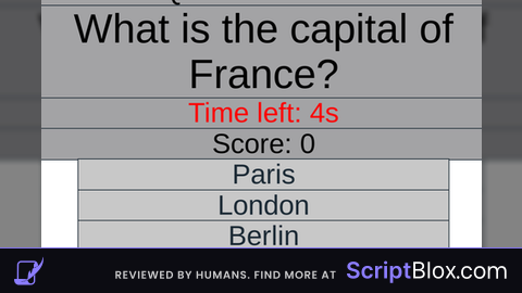 Answer The Quiz