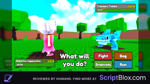 Battle A Brainroot Auto Battle And Fight And More No Key