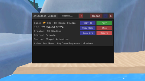 ANIMATION LOGGER V1 1 by Botakkkkk - Universal script preview