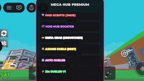 Mega hub Auto farm and many scripts inside and daily key - Universal script preview
