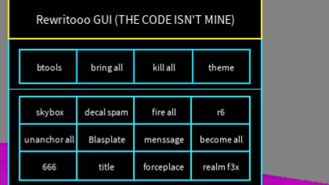 Rewritooo GUI - Universal script preview