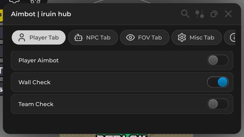Iruin hub aimbot made by me - Universal script preview
