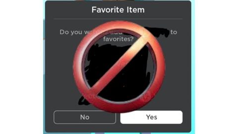 No favorite item prompt - Universal script preview