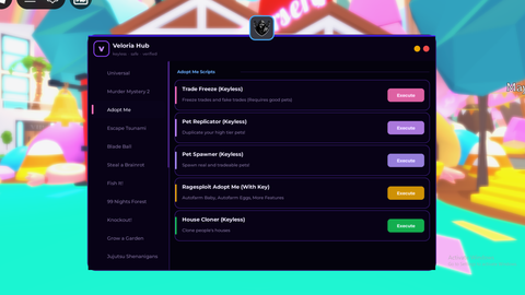 a - Universal script preview