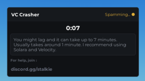 VC CRASHER - Universal script preview