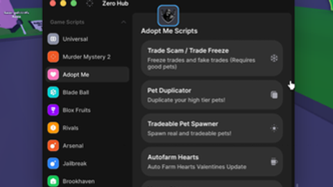Zer0 Hub l TOP KEYLESS l A.DOPT M.E - Universal script preview