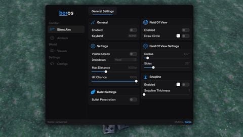 Boros Universal - Universal script preview