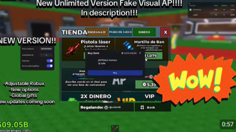 VISUAL AP GIFTER SCRIPT - Universal script preview
