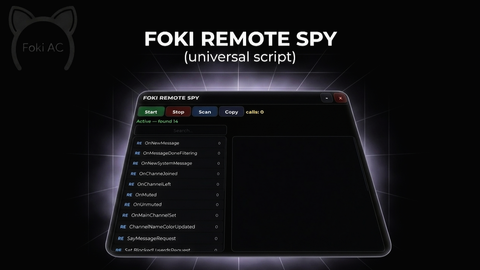 Foki hub only remote spy - Universal script preview