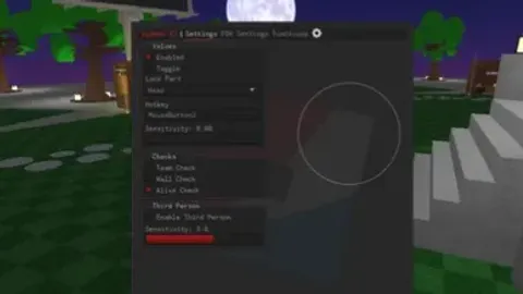 Univerasl aimbot script with changeable FOV settings - Universal script preview