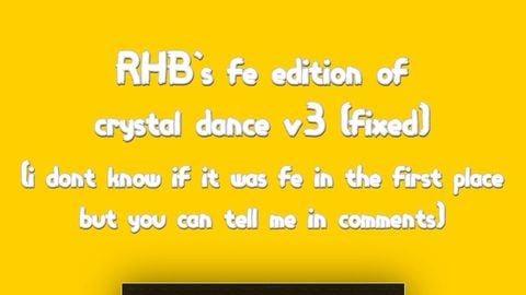 krystal dance v3 FE edition - Universal script preview