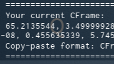 Cframe Locations Checker - Universal script preview