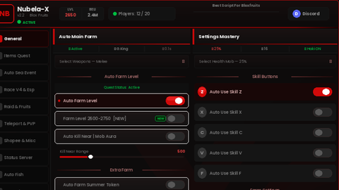 Nubla X - Universal script preview