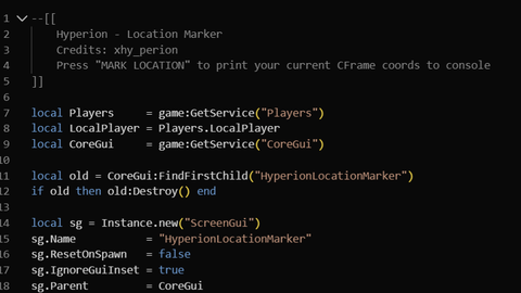 Position Marker Tool - Universal script preview