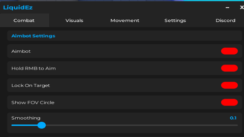 LiquidEz RIVALS FPS GAMES SCRIPT - Universal script preview