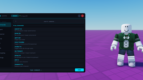 AoN Admin - Universal script preview