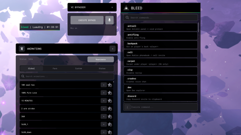 bleed admin universal with vc bypass - Universal script preview