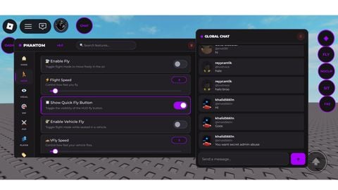 Admin Menu Over 90 Features Universal - Universal script preview