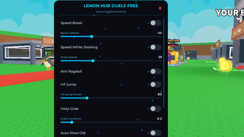 Lemon Duel Hub - Universal script preview