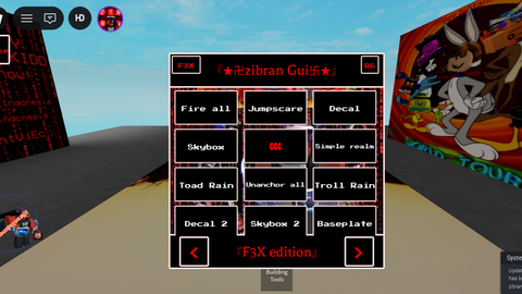 zibranF3X Gui - Universal script preview