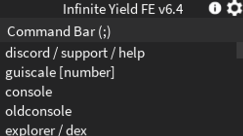 LATEST Infinite Yield FE - Universal script preview