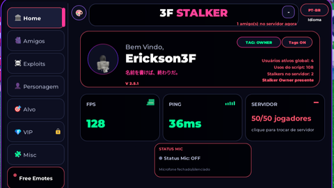3F Stalker Hub - Universal script preview