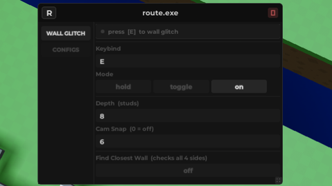 Route l Fake Wall Glitch - Universal script preview