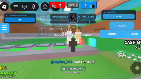 KAWAT4N HUB DUEL SCRIPT - Universal script preview