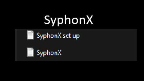 SyphonX executor - Unknown script preview