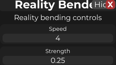 NOT FE Reality Bender GUI - Unknown script preview