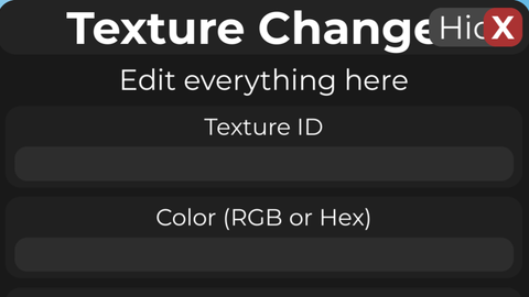 NOT FE Texture Changer GUI - Unknown script preview