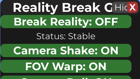 NOT FE Reality Break GUI - Unknown script preview
