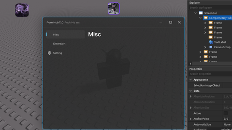 Minimaze Toggle for fluent ui library - Unknown script preview
