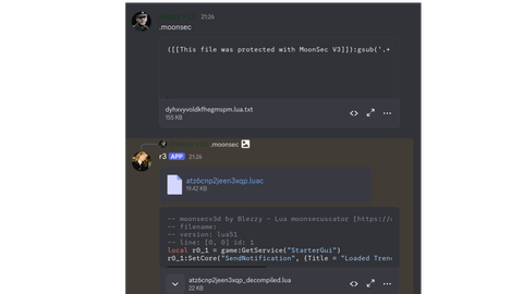 Blezzy MoonSec Deobfuscator - Unknown script preview