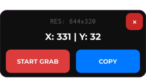 Screen coordinates grabber open source universal - Unknown script preview