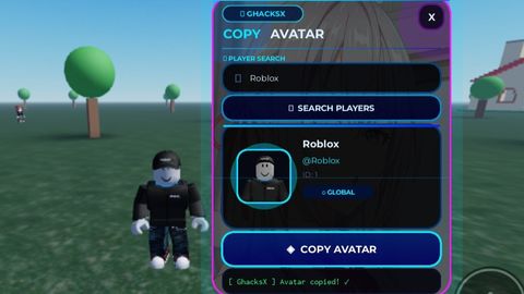 GHSX COPY AVATAR GUI - Unknown script preview