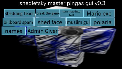 Shedletsky gui v0 3 - Unknown script preview