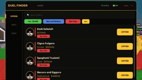 DUEL FINDER - Unknown script preview