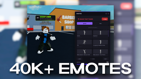 40K EMOTES KEYLESS - Unknown script preview