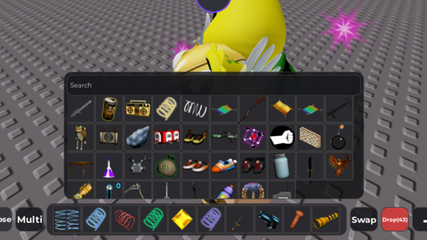 Custom Inventory script roblox - Unknown script preview