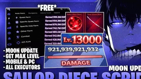 Sailor piece auto level and max damage op - Unknown script preview