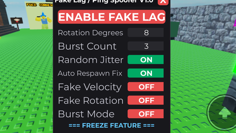 Fake Lag - Unknown script preview