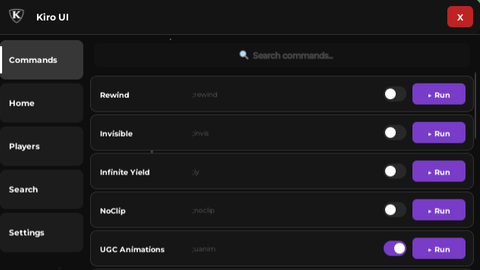 Kiro UI - Unknown script preview