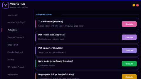 V3L0RI4 HUB KEYLESS - Unknown script preview